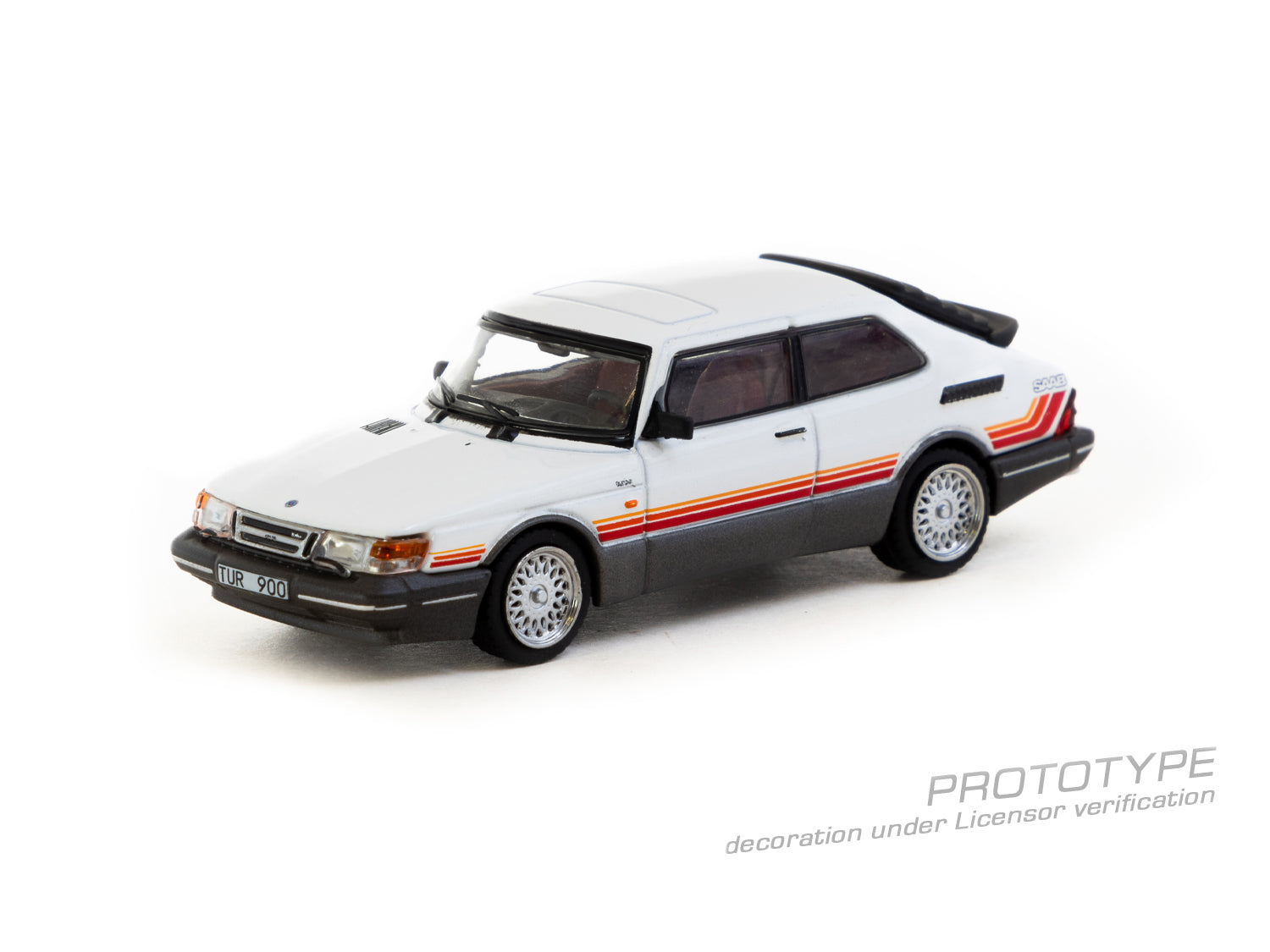 Tarmac Works 1:64 Saab 900 Turbo White