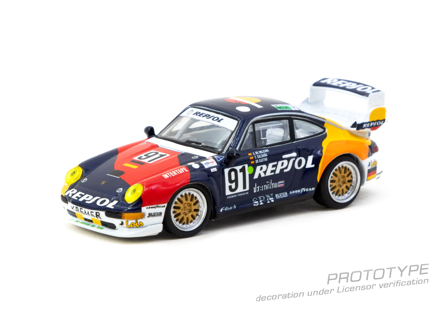 Tarmac Works 1:64 Porsche 911 GT2 24h LE MANS 1995 #91