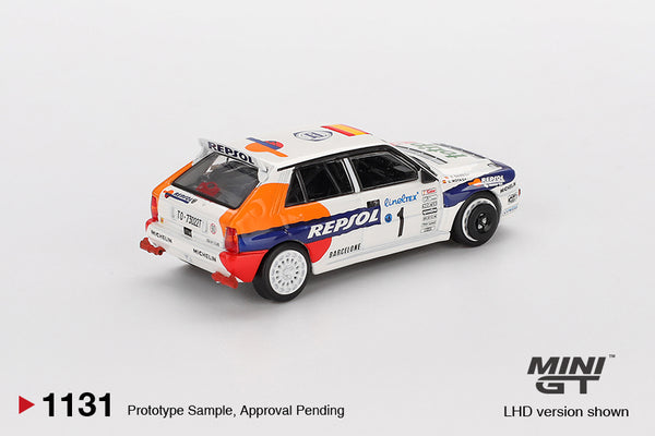 京商 Lancia Delta HF Integrale 1993 モンテカルロ 1/18 Kyosho 1993 Lancia Delta HF Integrale #5 Monte Carlo Diecast