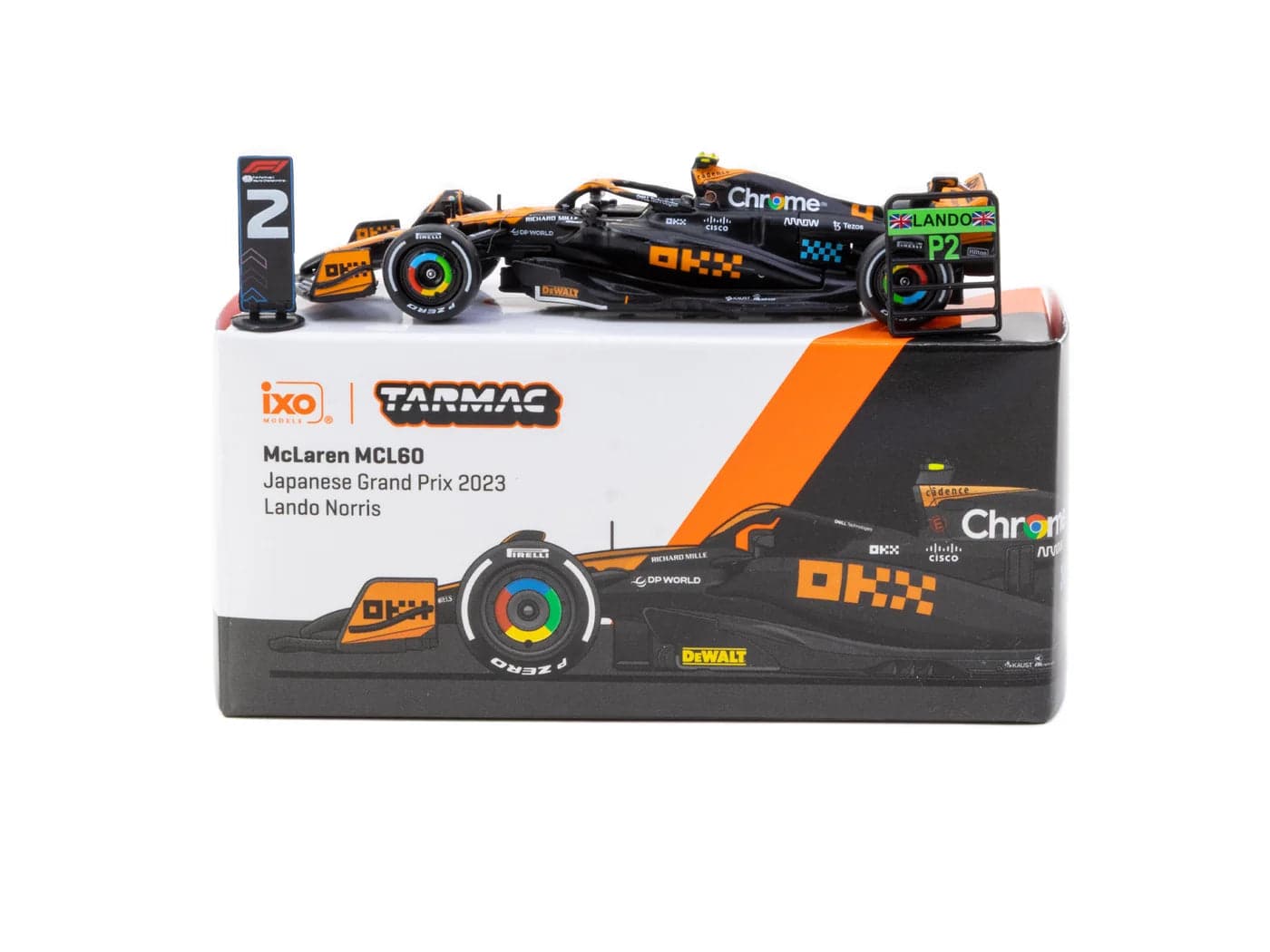 Tarmac Works 1:64 McLaren F1 MCL60 Japanese Grand Prix 2023 Lando Norris – 1:64 diecast car – photo 7