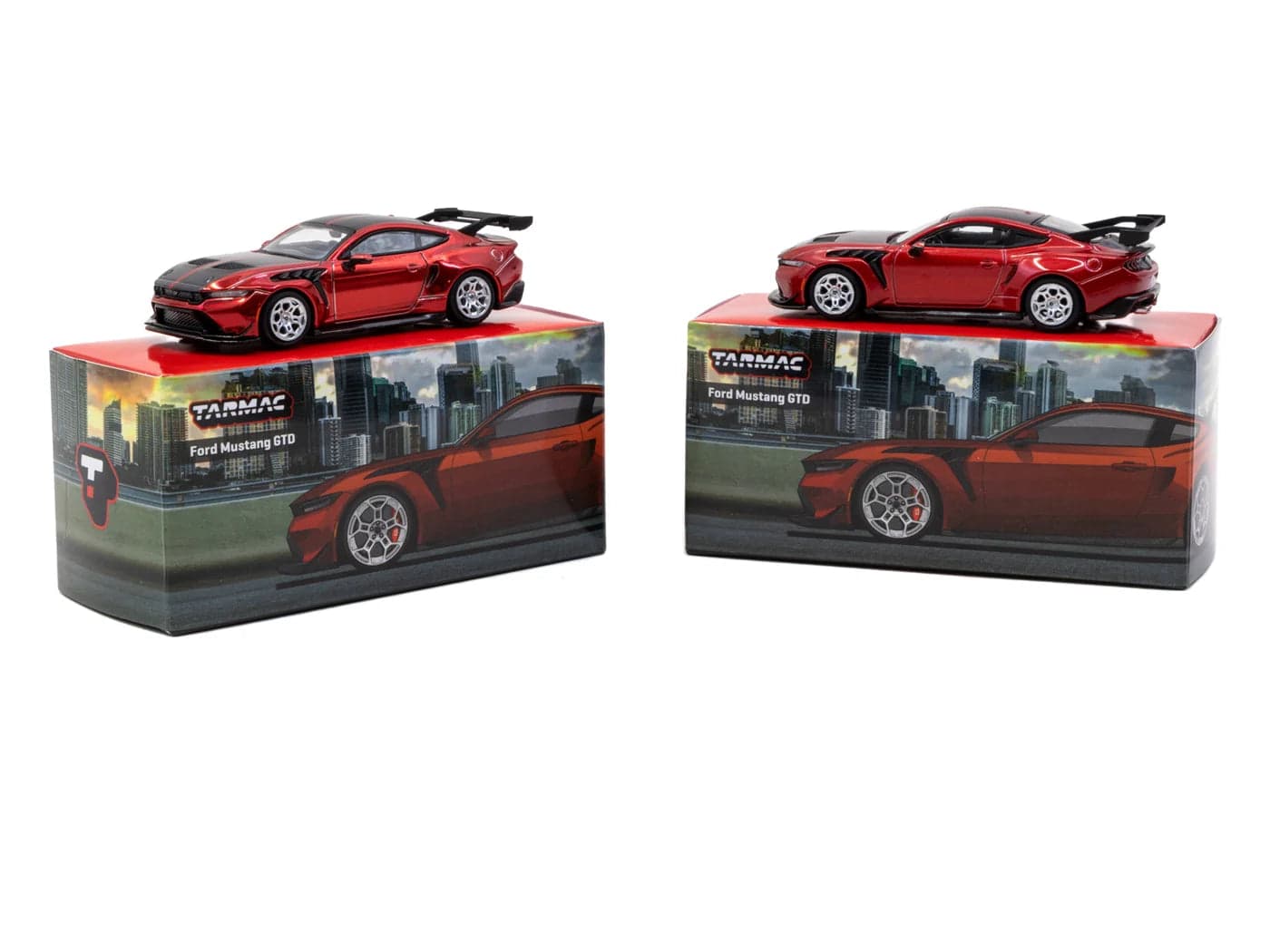 Tarmac Works 1:64 Ford Mustang GTD – Red – Global64 – 1:64 diecast car – photo 8