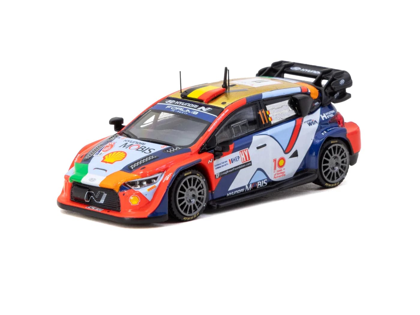 Tarmac Works 1:64 Hyundai i20 N Rally1 Hybrid Croatia Rally 2024 – 1:64 diecast car – photo 5