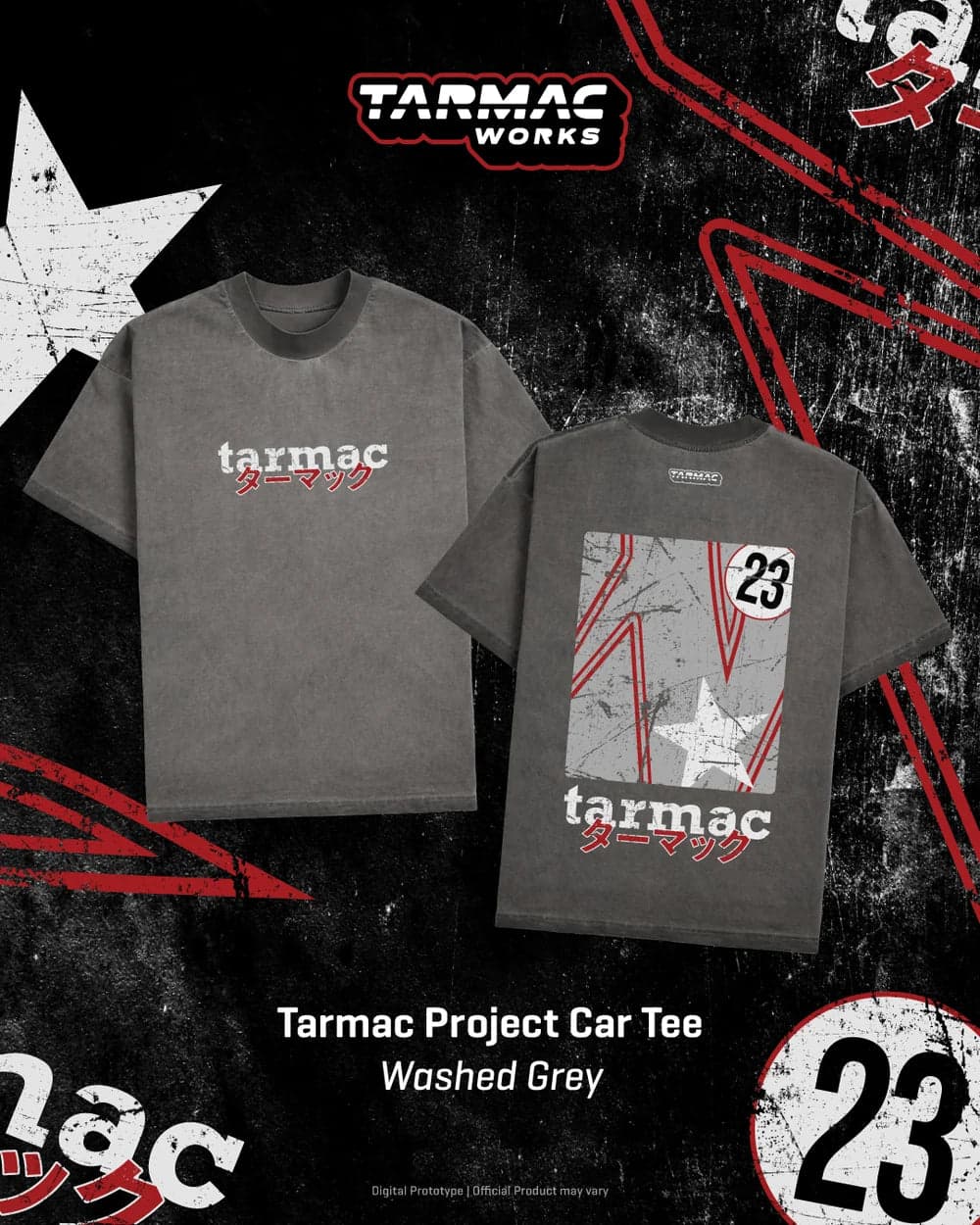 Tarmac Merch Tarmac Project Car Tee Washed Grey X LARGE – Tarmac Works – photo 1
