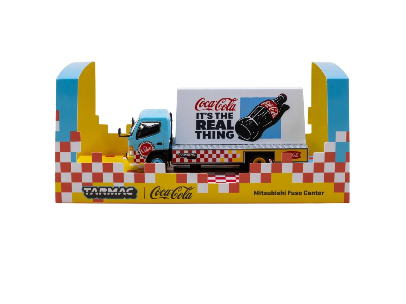 Tarmac Works 1:64 Mitsubishi Fuso Canter -Advertisement Truck COCA-COLA – 1:64 diecast car – photo 7