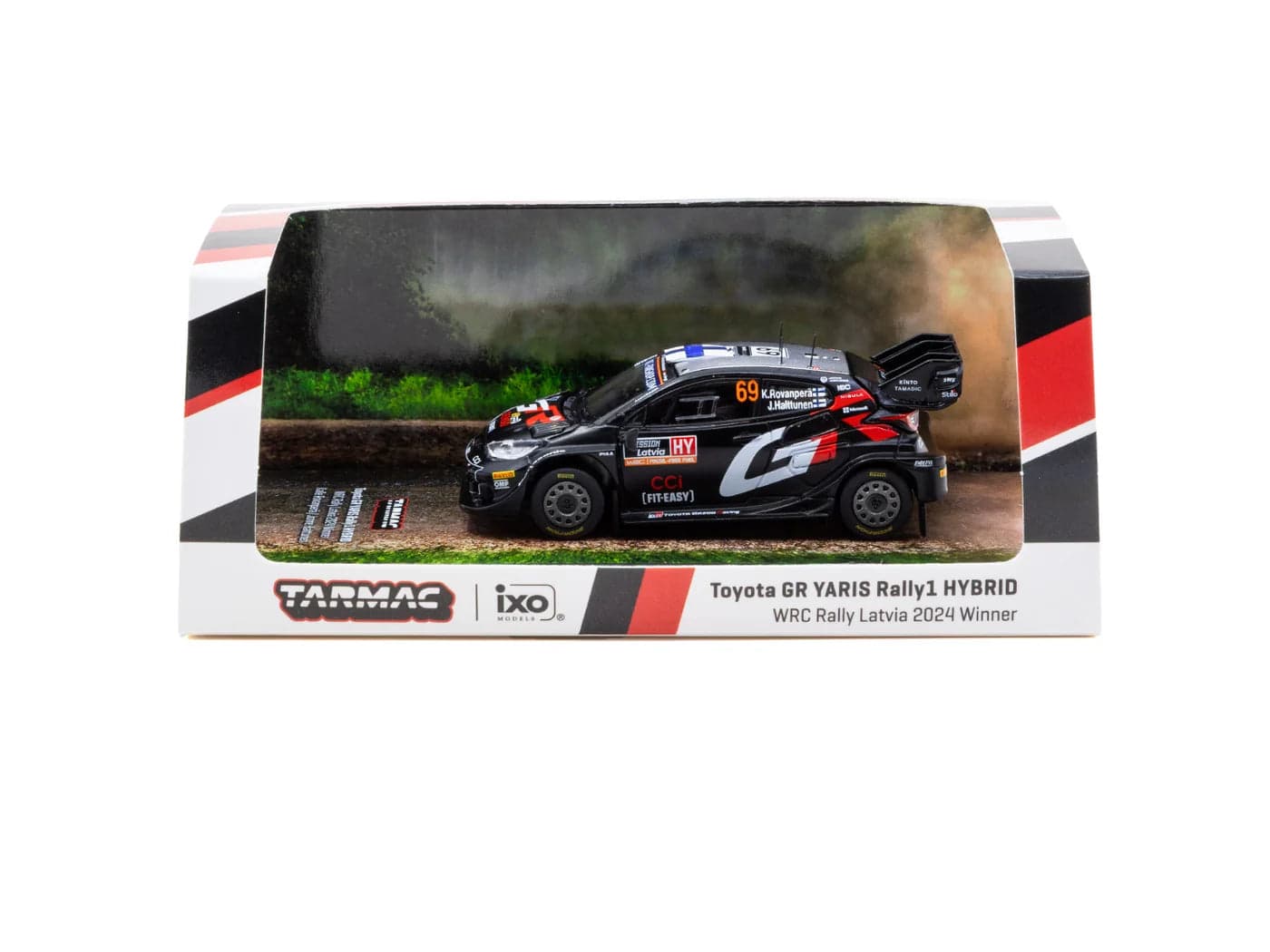 Tarmac Works 1:64 Toyota GR YARIS Rally1 HYBRID Rally Latvia 2024 Winner – 1:64 diecast car – photo 4