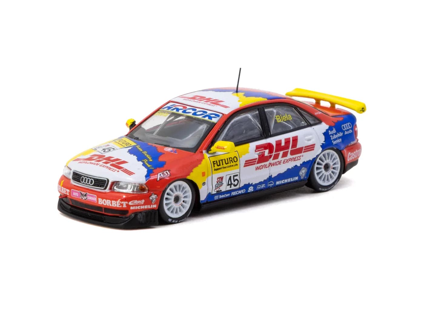 Tarmac Works 1:64 Audi A4 Quattro Super Tourenwagen Cup 1998 Frank Biela – 1:64 diecast car – photo 3