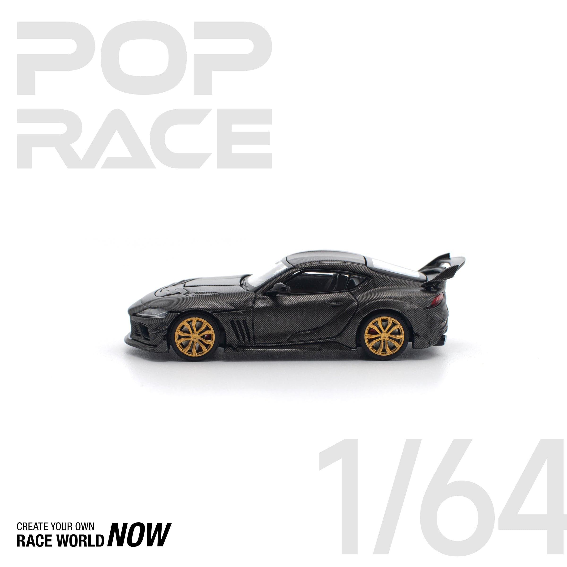 POPRACE 1:64 DARWIN PRO 66G WBK SUPRA A90 CARBON EDITION – 1:64 POP Race diecast car – photo 6