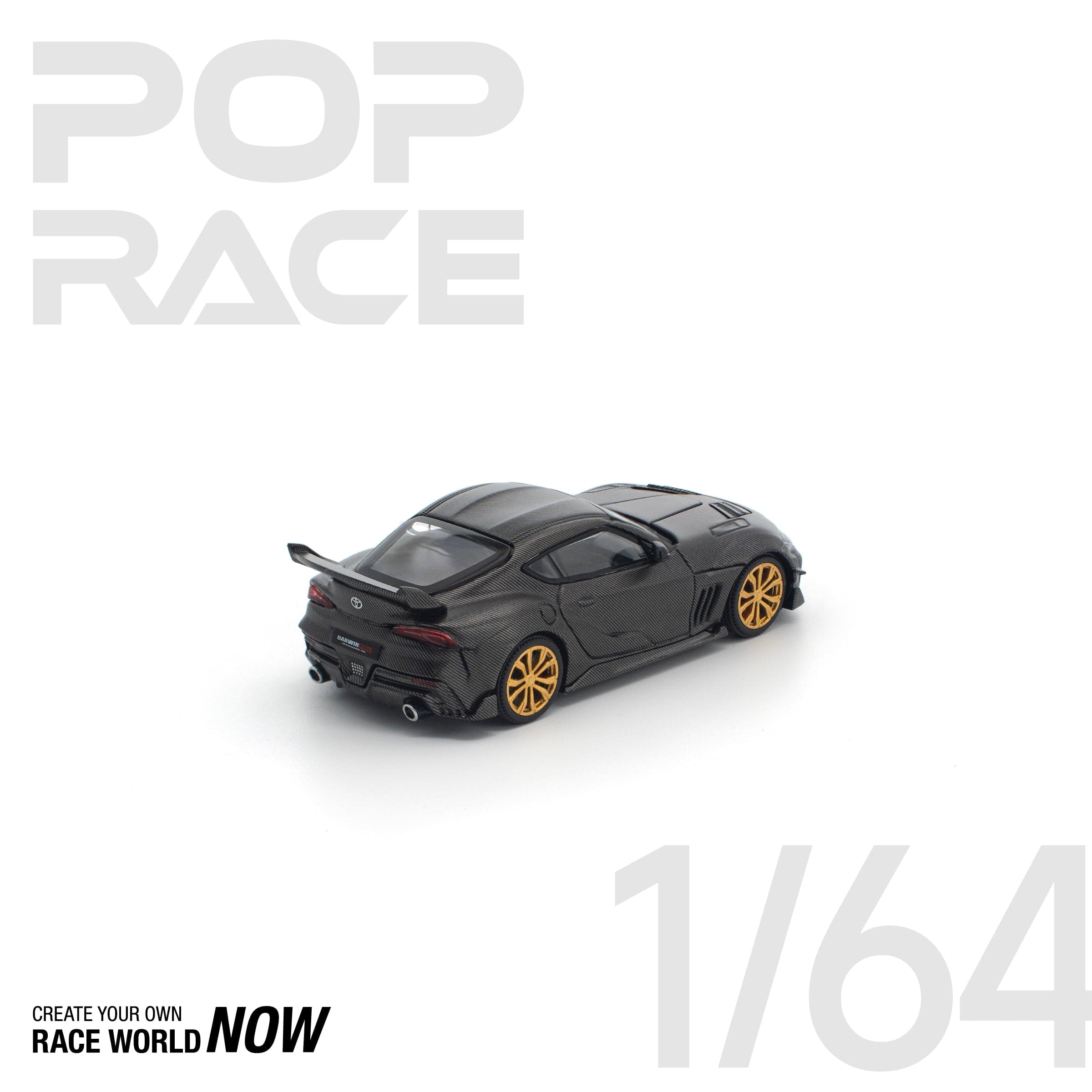 POPRACE 1:64 DARWIN PRO 66G WBK SUPRA A90 CARBON EDITION – 1:64 POP Race diecast car – photo 8