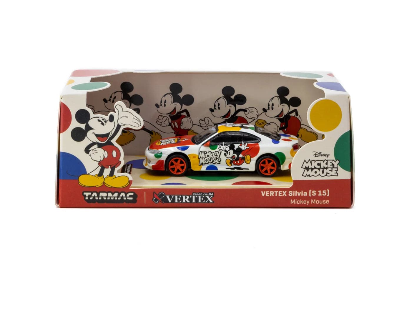 Tarmac Works VERTEX Silvia (S 15) Mickey Mouse - GLOBAL64 – 1:64 diecast car – photo 6