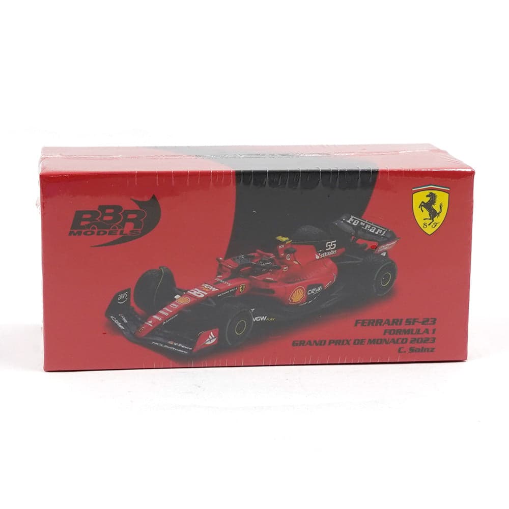BBR Models Ferrari SF23 #55 C Sainz 2023 Monaco GP – 1:64 diecast car – photo 5