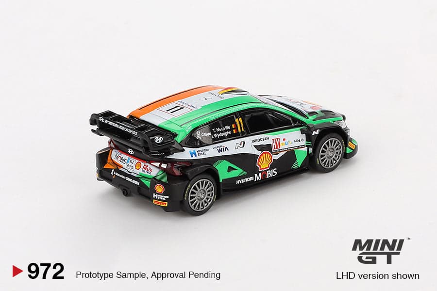 Hyundai i20 N Rally1 #11 2023 Rally Croatia Power Stage Winner - BOX PACKAGING – 1:64 Mini GT diecast car – photo 3