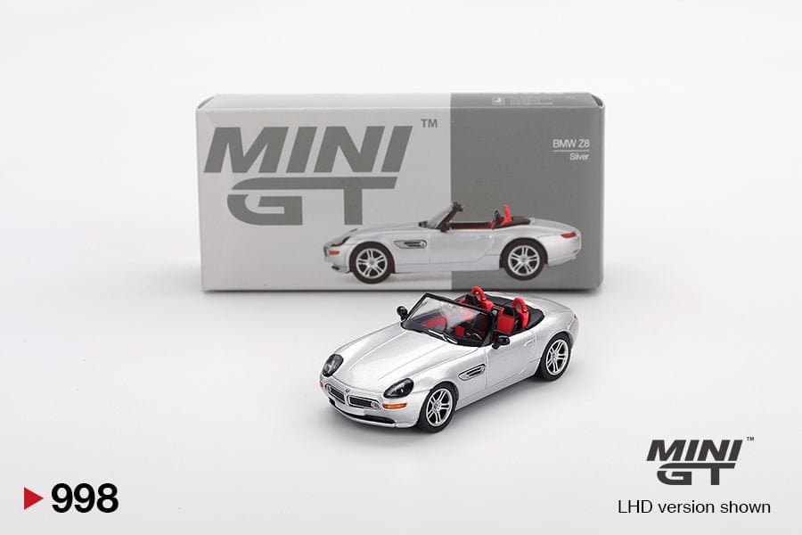 BMW Z8 Silver – 1:64 Mini GT diecast car – photo 1