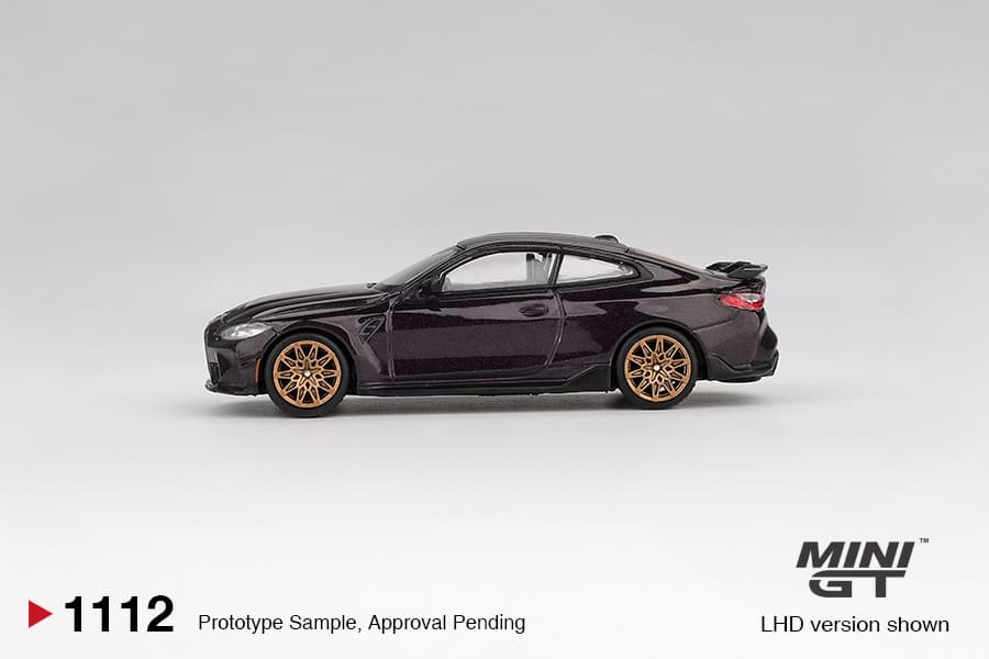 BMW M4 M-Performance Daytona Violet – 1:64 Mini GT diecast car