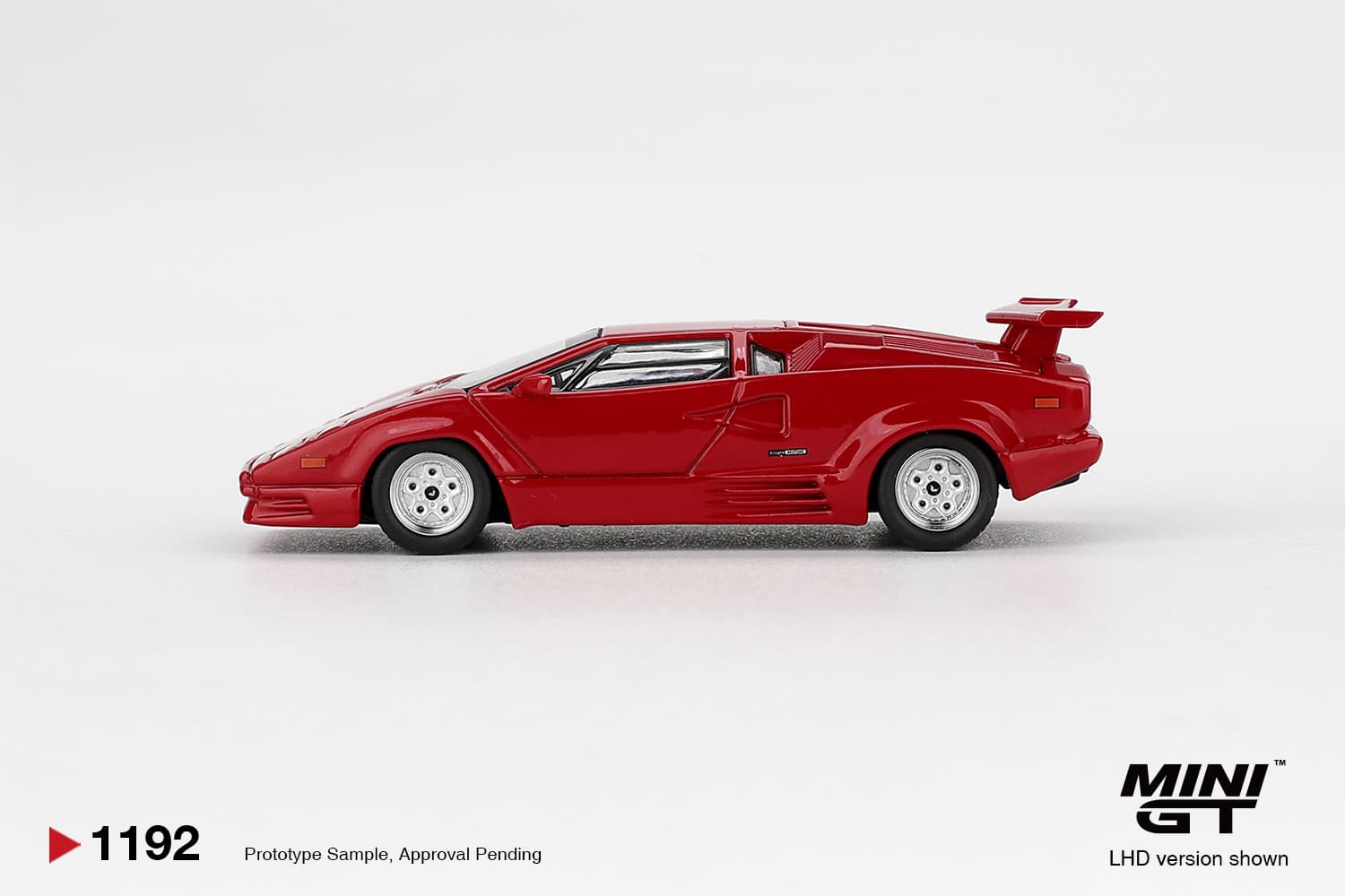 Lamborghini Countach 25th Anniversary Red – 1:64 Mini GT diecast car