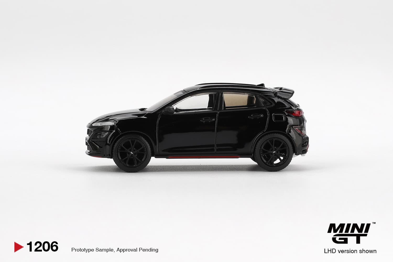 Hyundai KONA N Phantom Black – 1:64 Mini GT diecast car