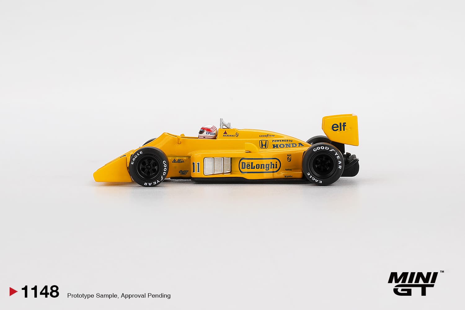 Lotus 99T #11 Satoru Nakajima 1987 Monaco Grand Prix – 1:64 Mini GT diecast car