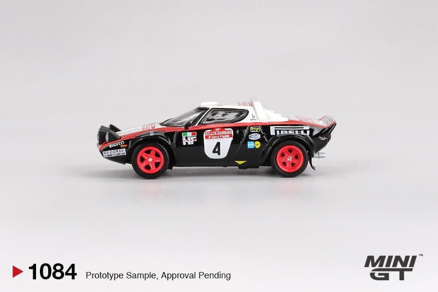 Lancia Stratos HF #4 1978 Rally Sanremo Winner – 1:64 Mini GT diecast car