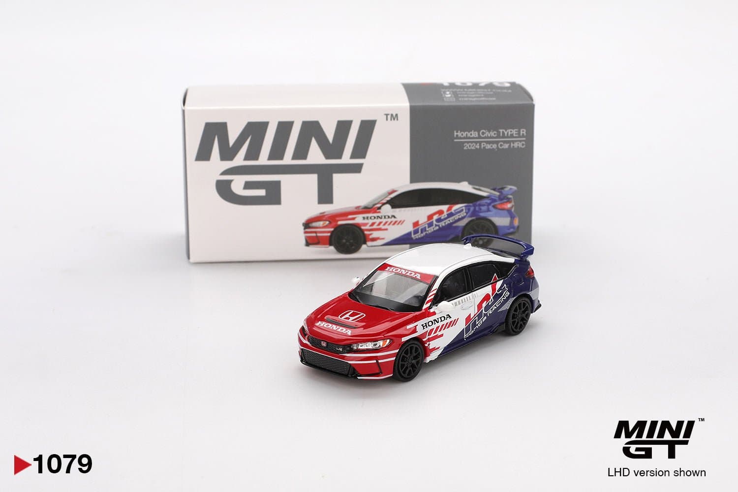 Honda Civic TYPE R 2024 Pace Car HRC – 1:64 Mini GT diecast car