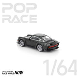 POPRACE 1:64 PORSCHE SINGER DLS TURBO (ROAD) BLACK