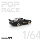 POPRACE 1:64 PANDEM Nissan Silvia S13 - Black