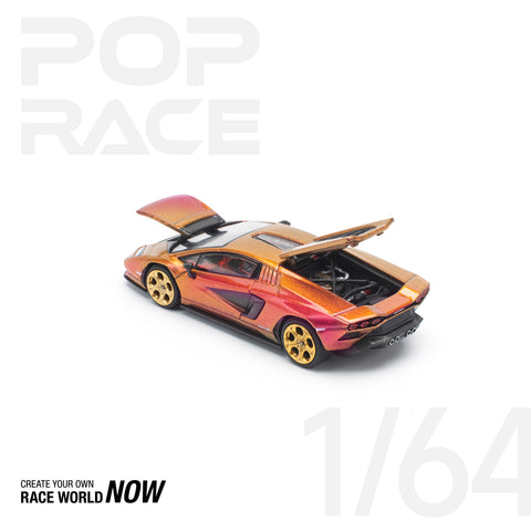 POPRACE 1:64 LAMBORGHINI COUNTACH LP 800-4 - BLU HAL