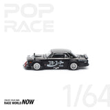 POPRACE 1:64 SKYLINE GT-R DRIFT (HAKOSUKA) - COCA COLA ZERO JP BLACK CHROME