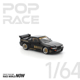 POPRACE 1:64 PANDEM Nissan Silvia S13 - Black