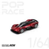 POPRACE 1:64 ASTON MARTIN VALKYRIE SUPERNOVA RED