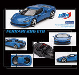 BBR Model 1:64 Ferrari 296 GTB Blu Corsa