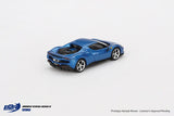 BBR Model 1:64 Ferrari 296 GTB Blu Corsa