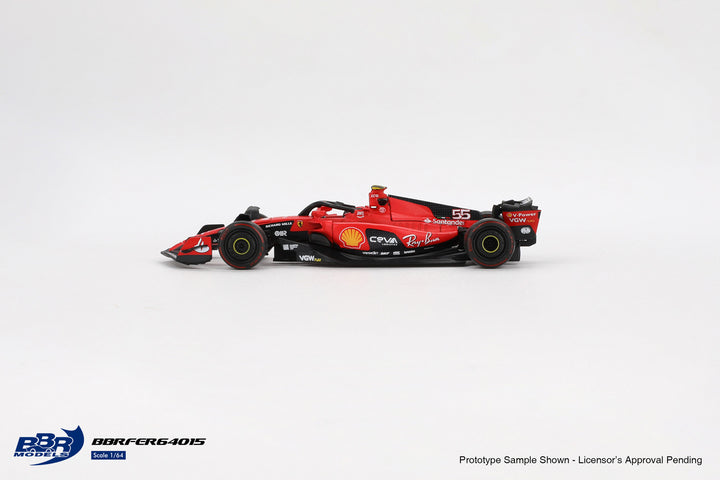 BBR Model 1:64 Ferrari SF23 #55 C. Sainz 2023 Bahrain GP
