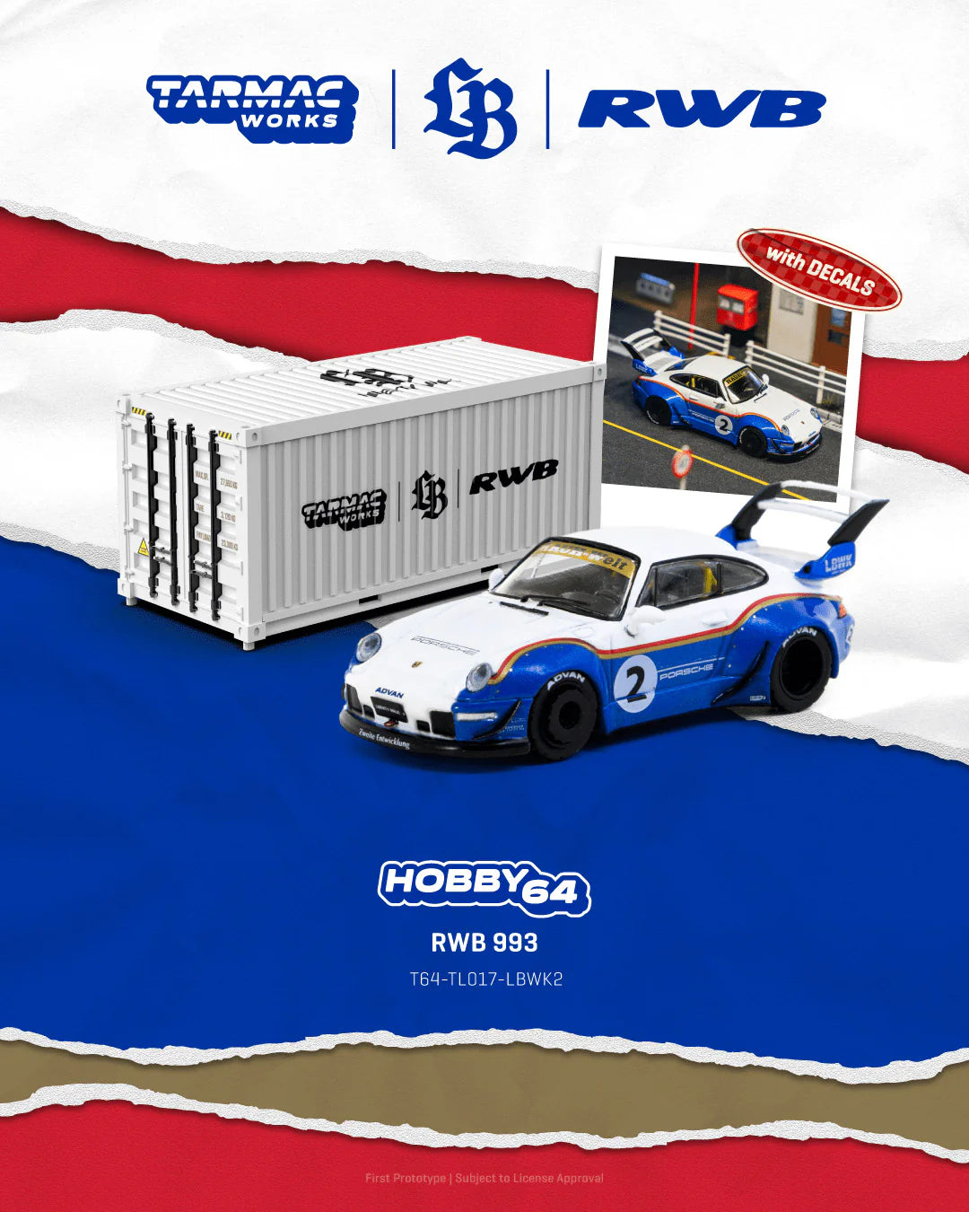 Tarmac Works 1:64 RWB 993 Liberty Walk