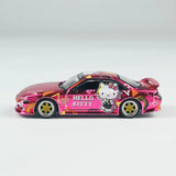 Tarmac Works 1:64 VERTEX Silvia (S 14), Hello Kitty, Pink Chrome
