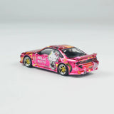 Tarmac Works 1:64 VERTEX Silvia (S 14), Hello Kitty, Pink Chrome
