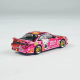 Tarmac Works 1:64 VERTEX Silvia (S 14), Hello Kitty, Pink Chrome