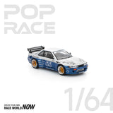 POPRACE 1:64 PANDEM NISSAN SILVIA S13 MOONTECH BLUE