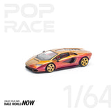 POPRACE 1:64 LAMBORGHINI COUNTACH LP 800-4 - BLU HAL