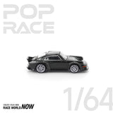 POPRACE 1:64 PORSCHE SINGER DLS TURBO (ROAD) BLACK