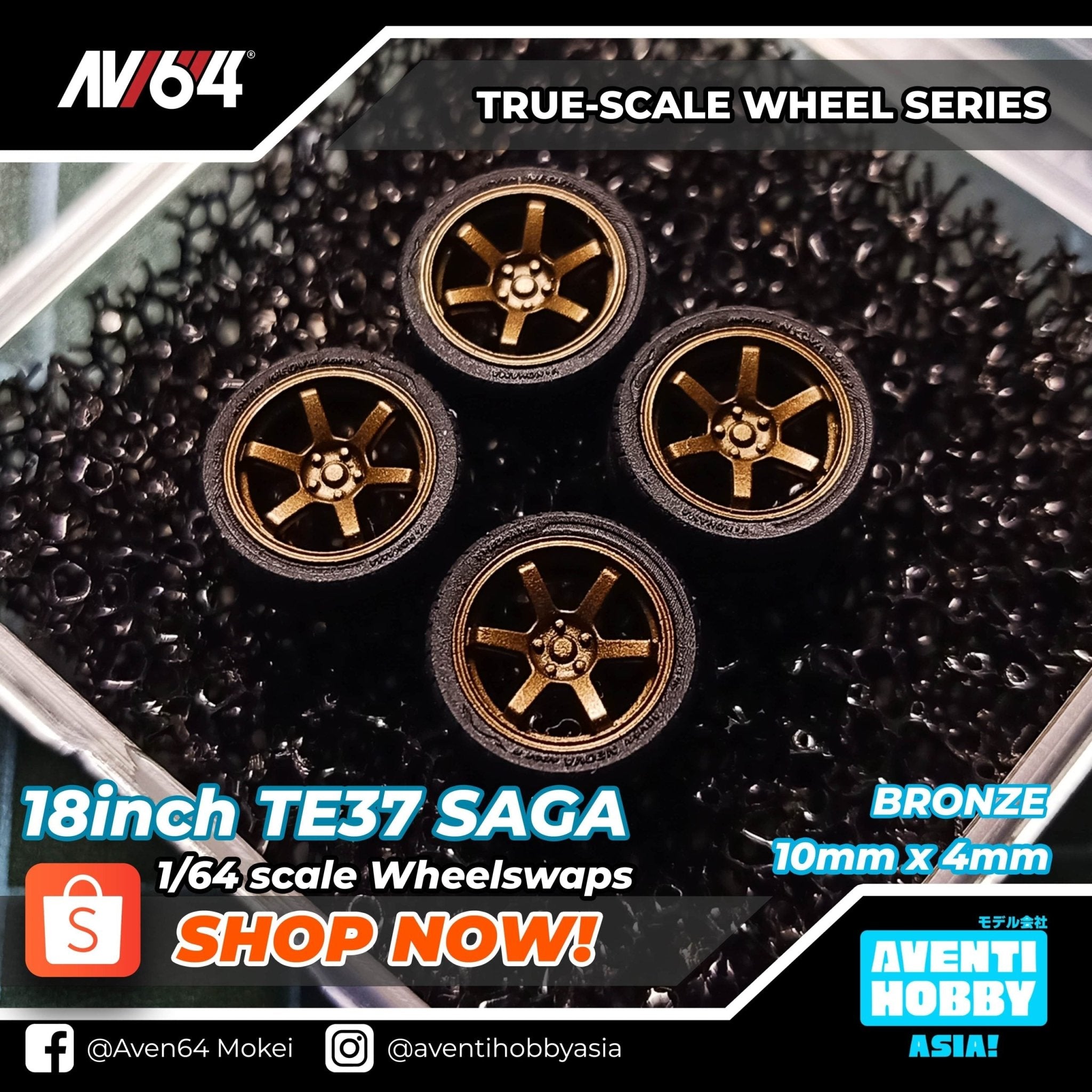 18INCH TE37 SAGA - 1ISTO64