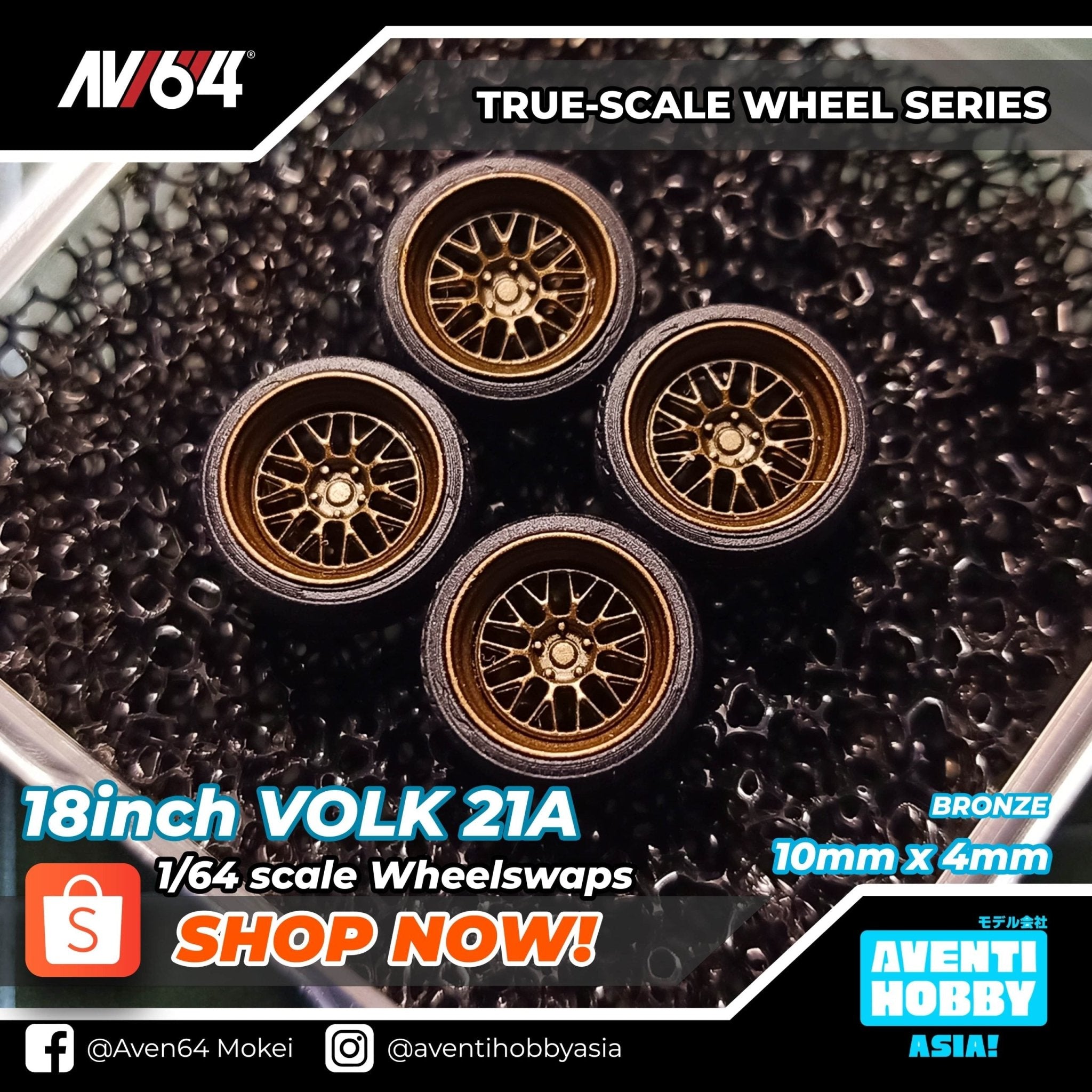 18INCH VOLK 21A - 1ISTO64