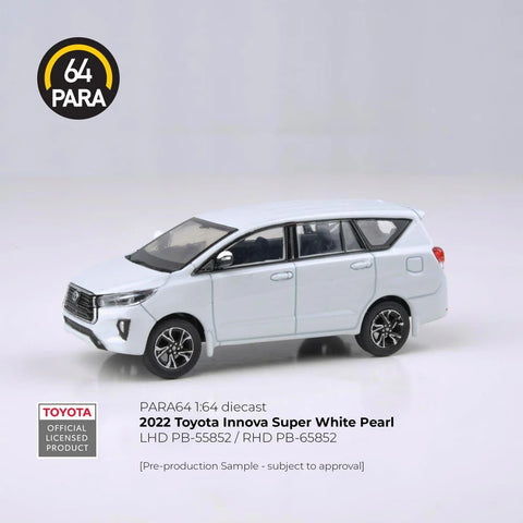 Para64 2022 Toyota Innova Super White Pearl