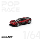 POPRACE 1:64 ASTON MARTIN VALKYRIE SUPERNOVA RED
