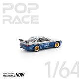 POPRACE 1:64 PANDEM NISSAN SILVIA S13 MOONTECH BLUE