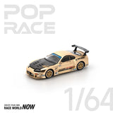 POPRACE 1:64 Top Secret Toyota GT300 Supra -Chrome Gold