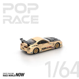 POPRACE 1:64 Top Secret Toyota GT300 Supra -Chrome Gold