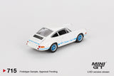 Porsche 911 Carrera RS 2.7 Grand Prix White with Blue Livery
