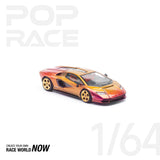 POPRACE 1:64 LAMBORGHINI COUNTACH LP 800-4 - BLU HAL