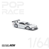 POPRACE 1:64 MERCEDES-BENZ AMG CLK GTR - SILVER