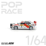POPRACE 1:64 Mitsubishi Lancer Evolution IV - 1998 Monte Carlo Rally
