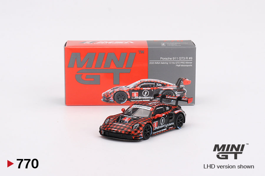 Porsche 911 GT3 R #9 GTD PRO Pfaff Motorsports IMSA 2023 Sebring 12 Hrs. Winner